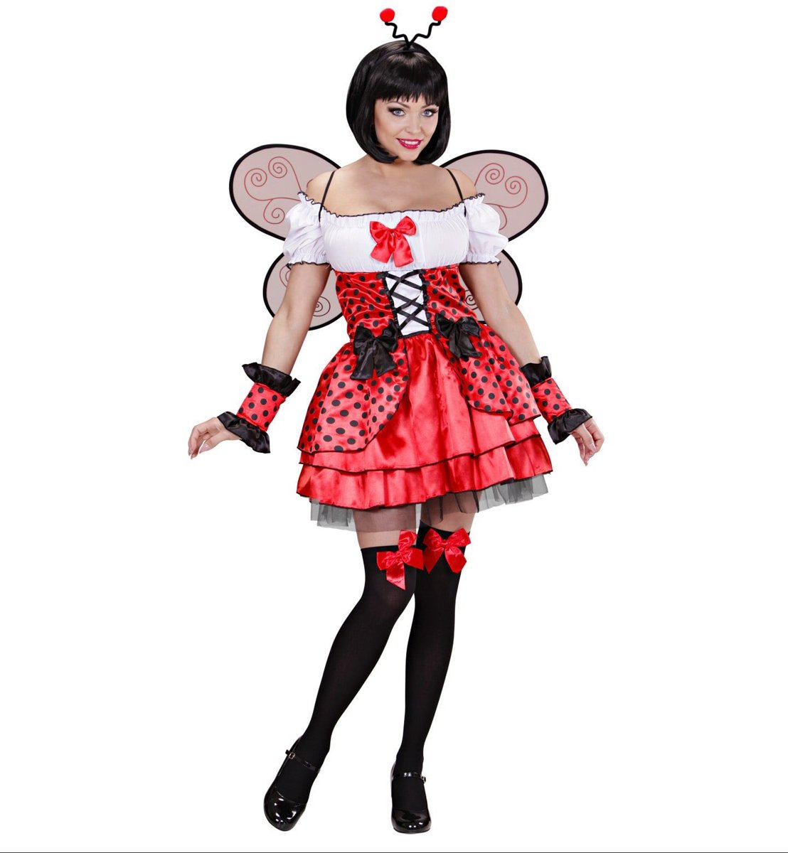 Lieveheersbeest Kostuum | Schattig Lieveheersbeestje | Vrouw | Large | Carnaval kostuum | Verkleedkleding